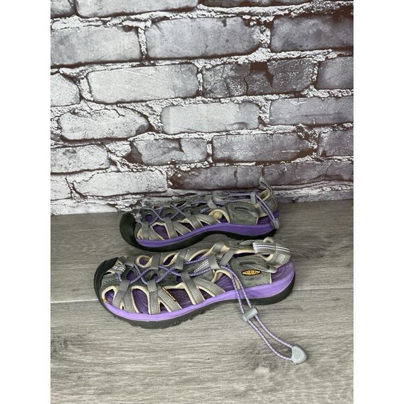 Keen Purple Gray Waterproof Fisherman Hiking Trail Sandals Women Sz 8M US/38.5EU - Picture 4 of 16